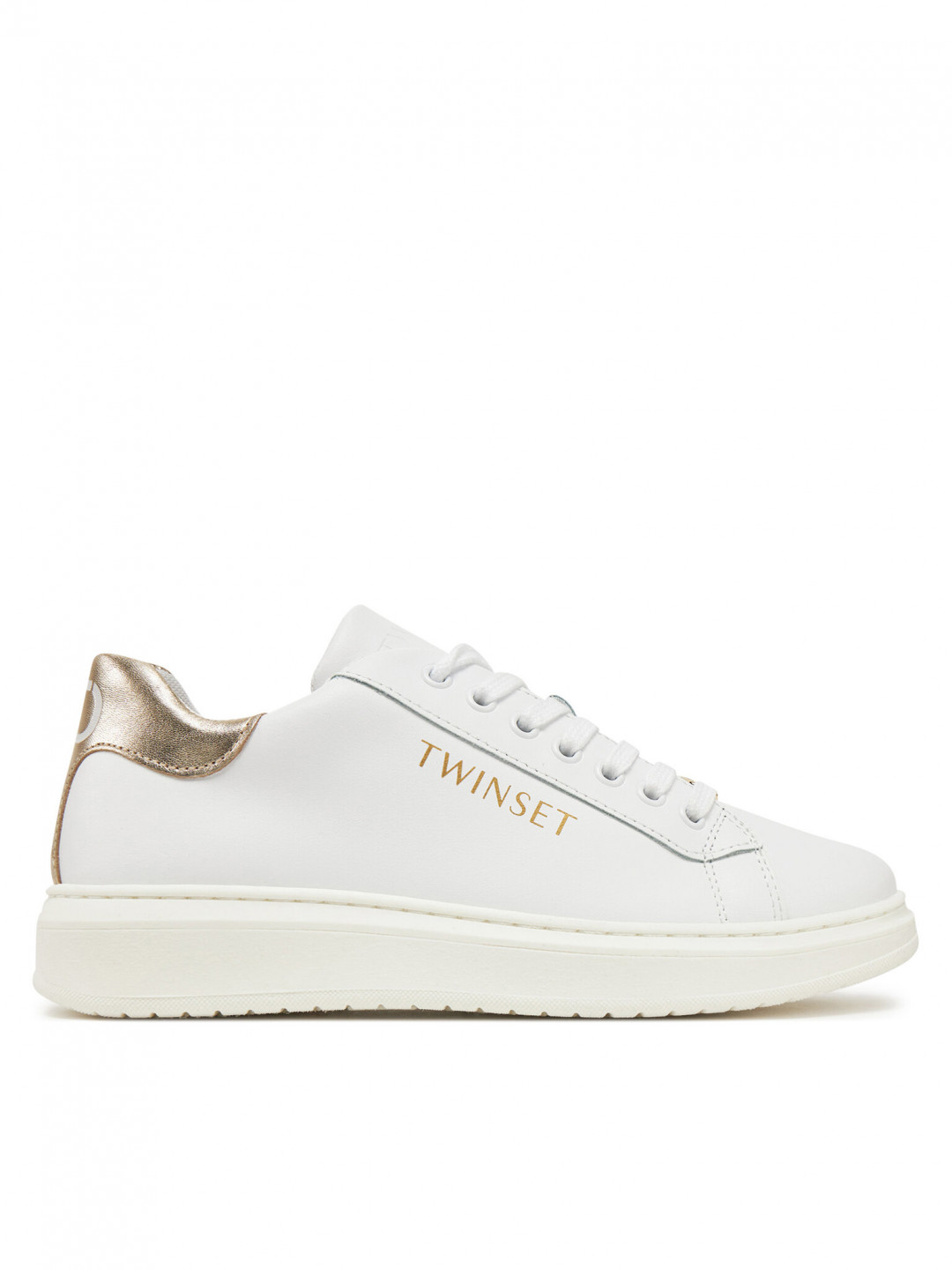 TWINSET Sneakersy 251GCJ010 Bílá
